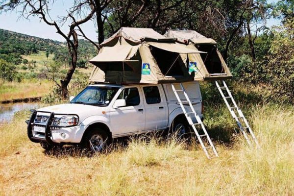 4x4 car rental Namibia with camping Gears